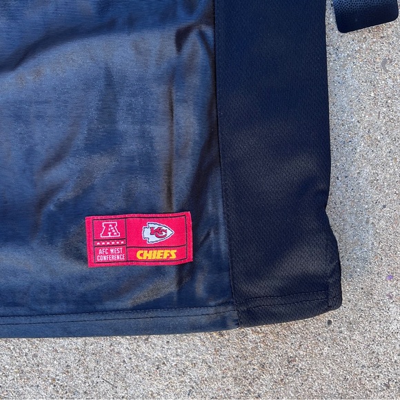 Kanas City Chiefs Black Jersey AFC NFL Team Apparel Patrick Mahomes Travis Kelce - Picture 4 of 8